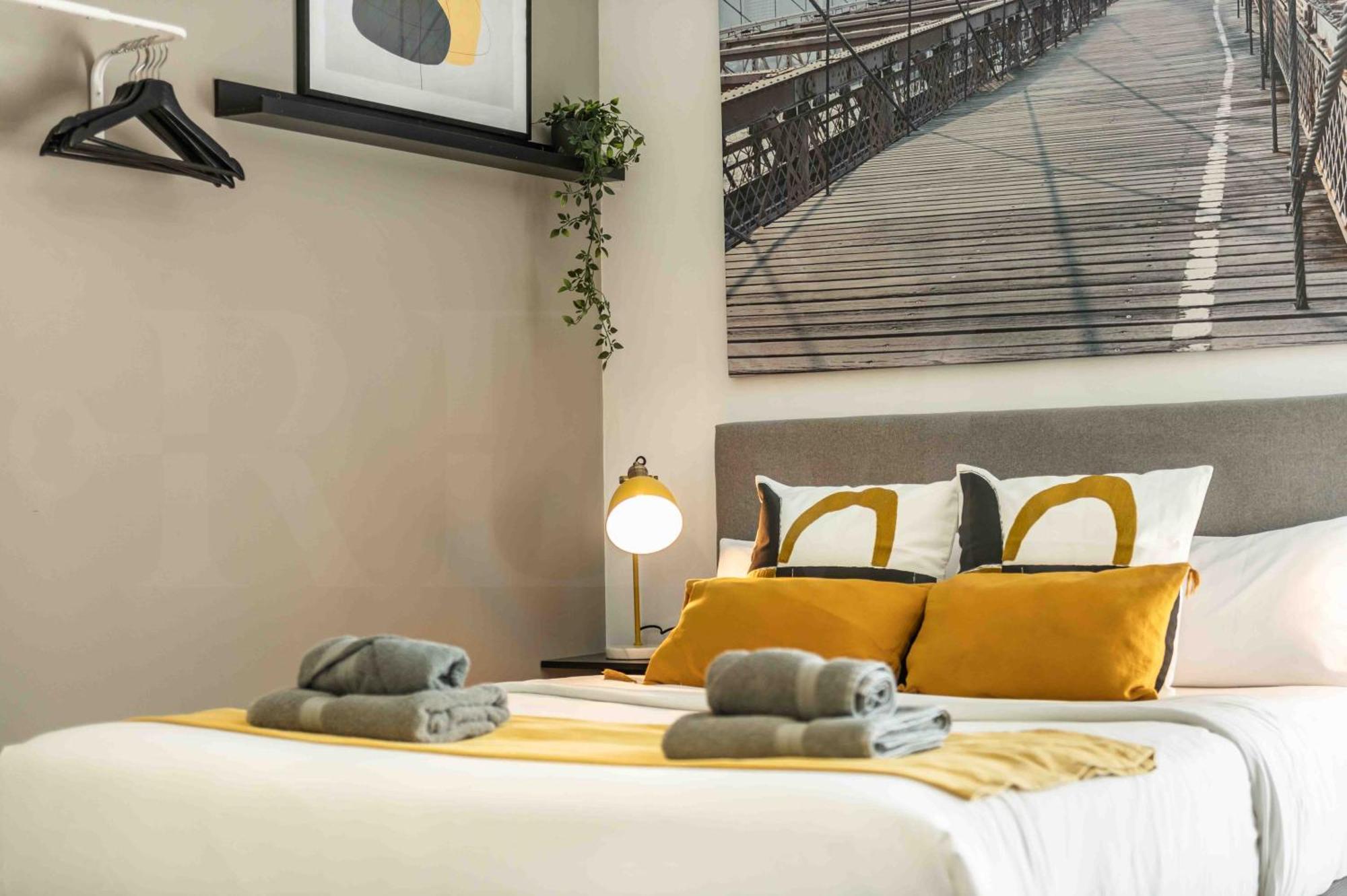 Modern Studio With Private Rooftop Terrace By Rems Malaga Bagian luar foto